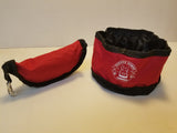 Zippered Pet Food Travel Bowl - Trainer Dog