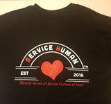 Service Human at Heart T-Shirts