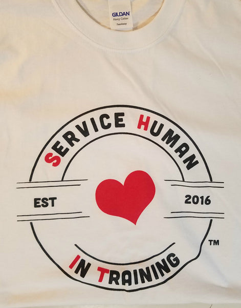 Tilted Heart - Service Human in Training (SHiT) T-Shirts