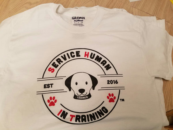 Dog - Service Human in Training (SHiT) T-Shirts